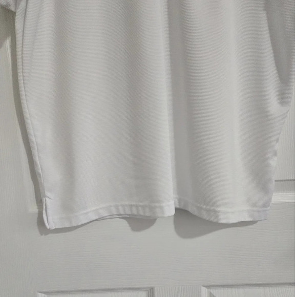 Cubavera White Polo Shirt Men's Size XL Short Sleeve Office Golf Relax - Picture 5 of 13